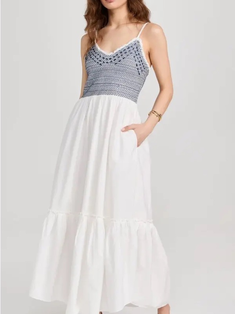 Like New - Ramy Brook Lucia tiered maxi dress (2X)
